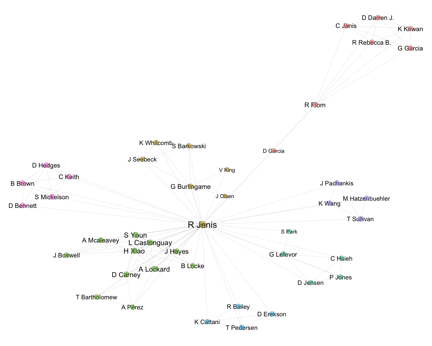 Collaborator Network Graph